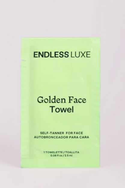 Golden face towels