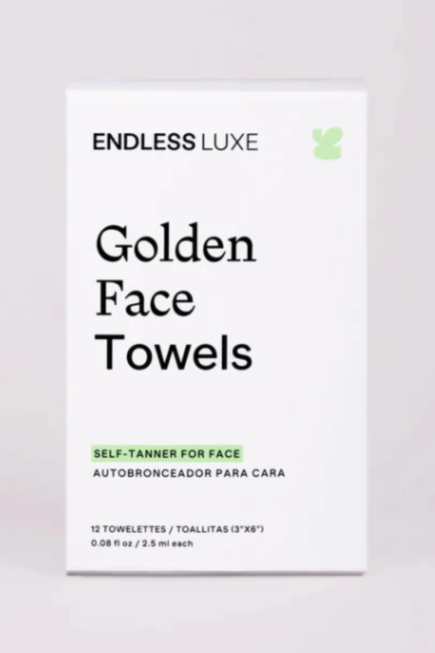 Golden face towels