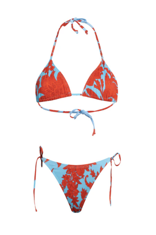 Matia / Bikini Set / Flores Rojas