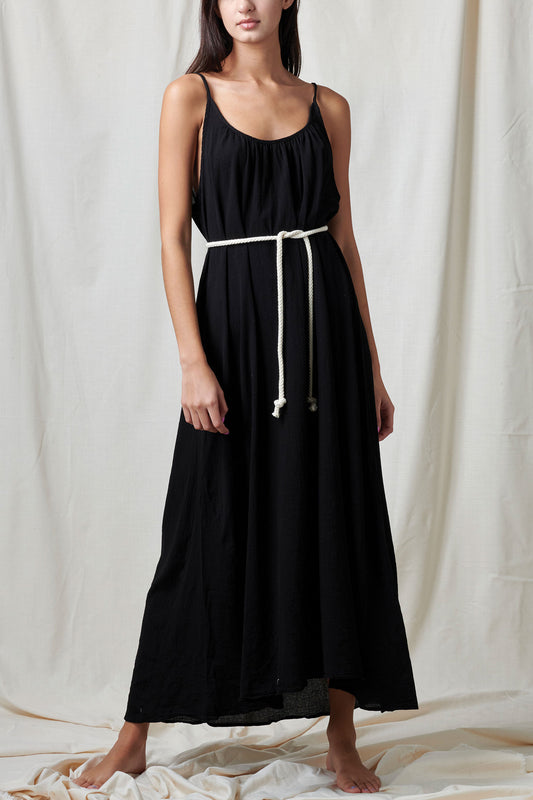 Tulum Low Back Maxi Black