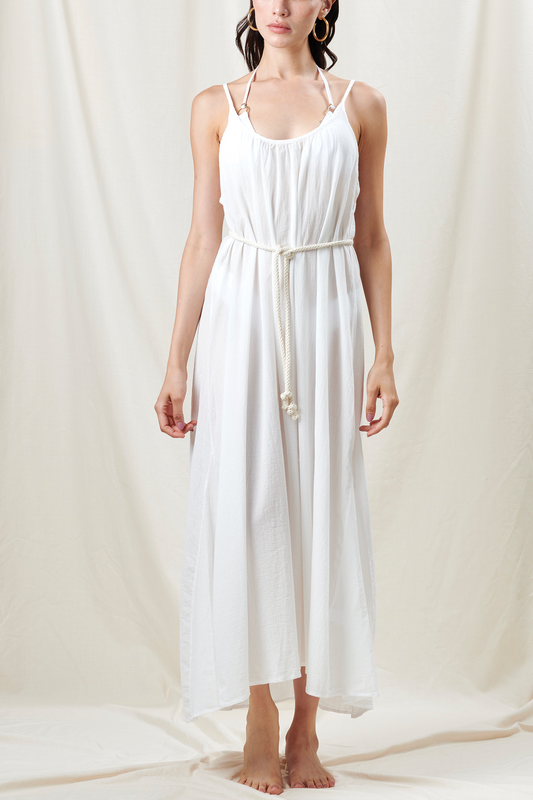 Tulum Low Back Maxi White