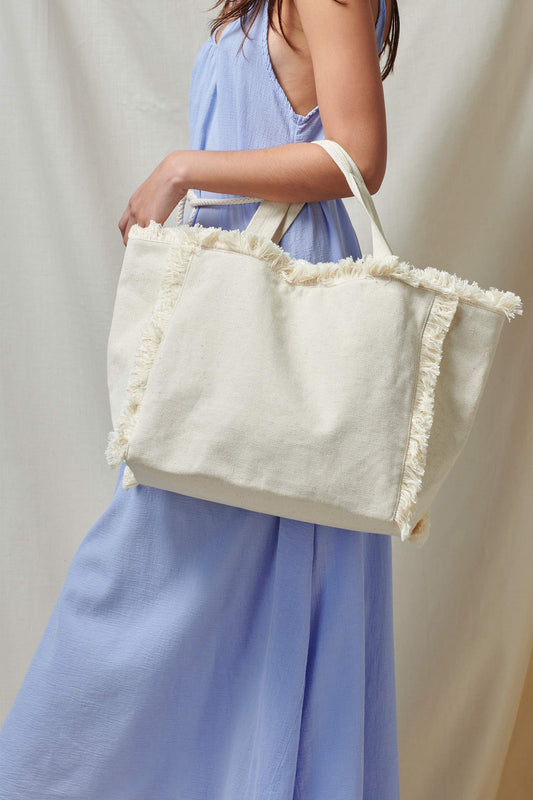 Launch Tote Solid Linen