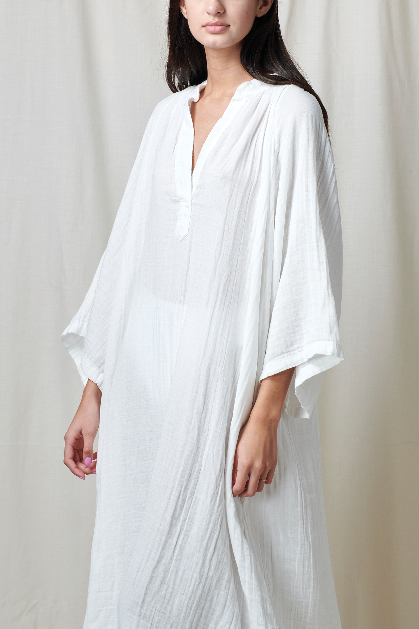 Tangier Caftan White