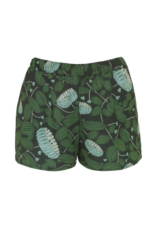 Shorts Kai Plantas Verde